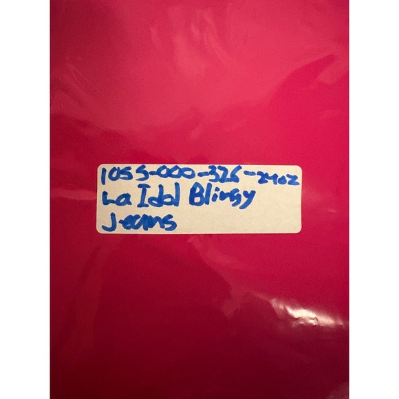 LA Idol USA Bootcut Jeans Womens Size 15 Medium Wash Rhinestone Embellished Y2K - Picture 10 of 10